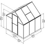 Knockdown Mini Greenhouse Tent / Home Outdoor Plant Tent Aluminum Frame