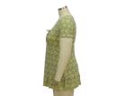 Ladies Casual Short Sleeve Slim Body Fit Dresses Front Butterfly Ties Contrast