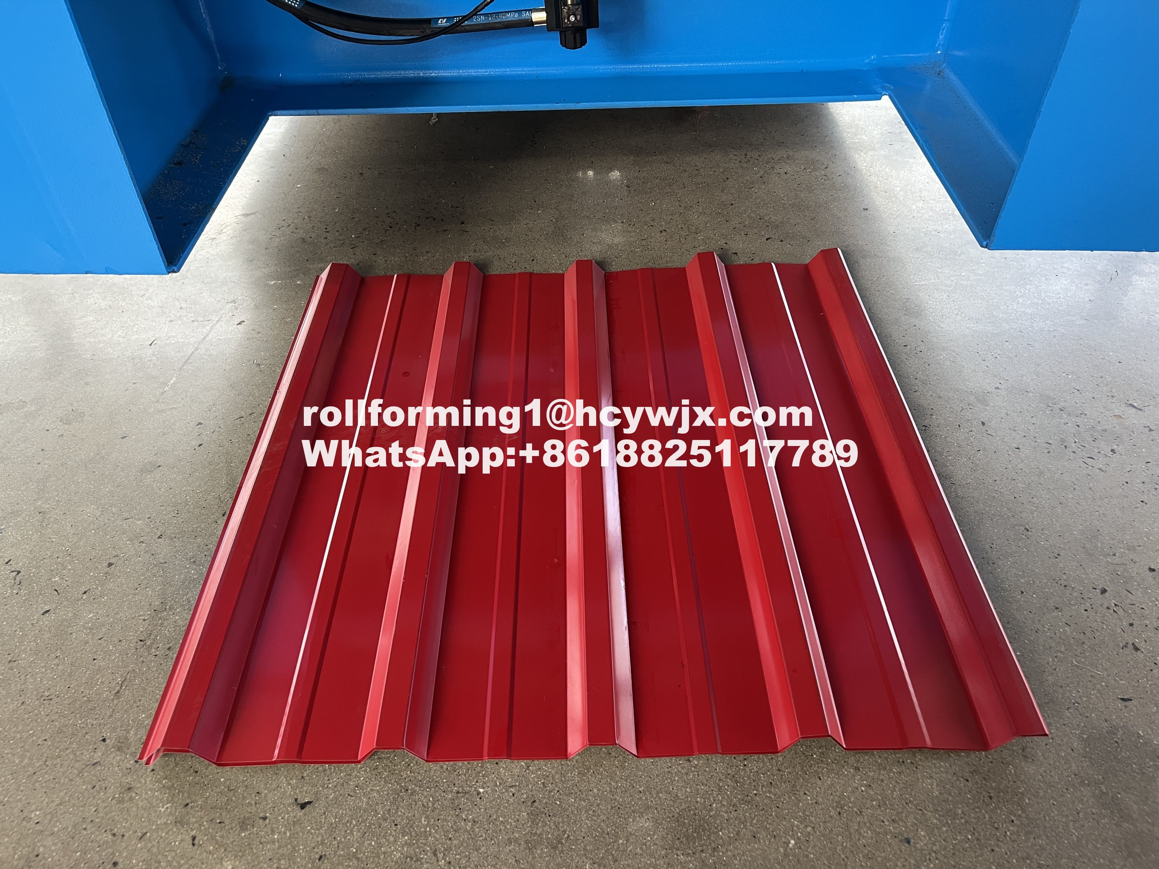 914mm Aluminium Roofing Sheet Making Machine PLC Control