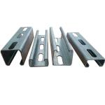 Q235 41mm*2.5mm Solid Metal Strut Channel Unistrut Rollers Strut Supports