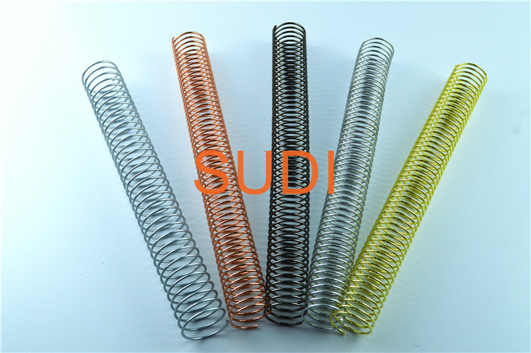 Copper Metal Spiral Binding Coils , 2mm Single Book Binding Wire