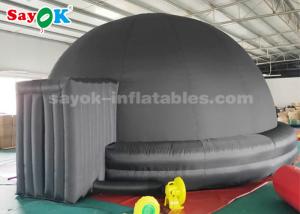 Quality Black 6m Inflatable Planetarium Dome Tent For Kids School Education Equipment wholesale