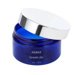 120g Blue PP Smooth Bottle With Sivir Lid For Cream Jar