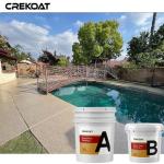 Paint Flakes Epoxy Resin Floor Coating For Garage Basement Concrete