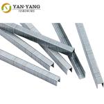Furniture hardware length 10 mm 22 gauge upholstery gun staples 7112