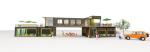 Outdoor Restaurant Cafe Bar Container House 40FT Modern Design with Galvanized