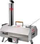 12 Inch Wood Fired Pizza Oven Automatic Rotating Outdoor Pizza Oven For Backyard