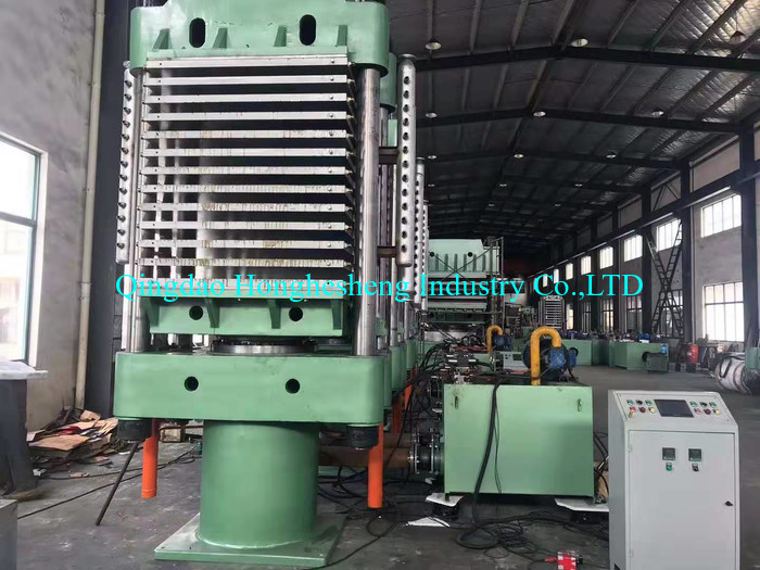 EVA Yoga Mat Foaming Press Machine Hydraulic Rubber Hot Vulcanizing Press