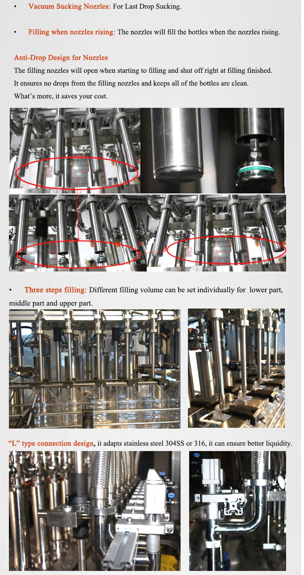 High Precision Pesticide Volumetric Piston Filler Servo Motor Driven
