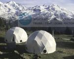Shading Solution Dome House Waterproof Geodesic Dome For Four Season