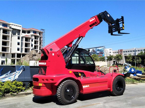 World 5ton Rough Terrain Forklift With Certification Telescopic Handler