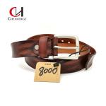 Durable Mens Genuine Leather Belt Width 3.8cm Antiwear Multipurpose