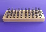 Heavy Duty Angled Flat Steel Wire Cleaning Butcher Wooden Block Wire Brush