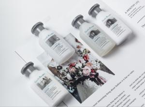 Quality Home Moisturizing Hair Conditioner , Whitening Bath Gel Shampoo Body Lotion Bathroom Set 2 wholesale