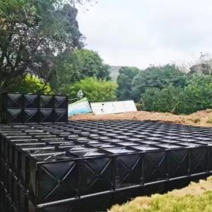 Quality Pressed Steel Sectional Modular Underground Water Storage Tanks GSC BDF Rainwater Collection Underground Tanks wholesale