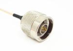 RG142 RF Cable Assemblies N Male To Male RF Coaxial Connector 50Ω Impedance