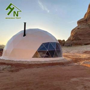 Quality Outdoor Camp House Luxury Igloo Geodesic Dome Tent With Windows wholesale