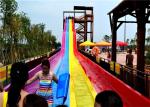 Commercial Young Adult High Speed Water Slide Racing With Mat