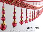Handmade fashionable chain beads lace tassels fringes for curtain/sofa/pillow