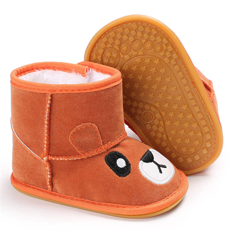 Amazon hot animal puppy hard sole winter warm indoor toddler rubber boots baby