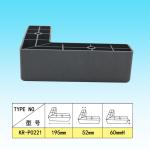 L Shaped PP 60mm Plastic Furniture Legs Replacement