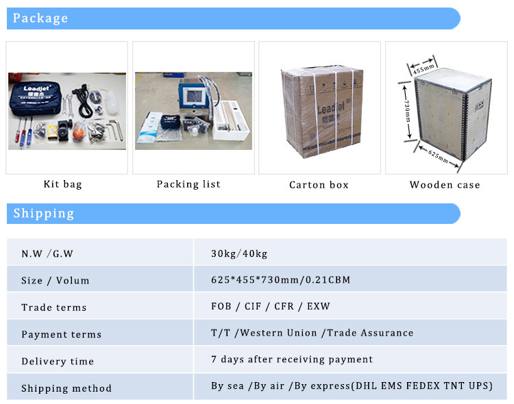 Batch Number CIJ Inkjet Printer