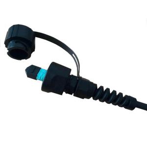 Quality ODVA Mpo Fiber Optic Patch Cord Duplex IP67 Waterproof DX wholesale