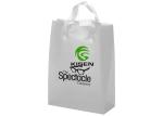 Shopping Hdpe / PE Plastic Bag With Handle Colorful OEM Design Printing Logo