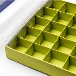 Eco Friendly Paper Candy Macaron Gift Box Plastic Tray Lid Base