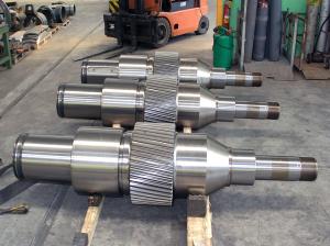 Quality Backup Forged Steel Roller Shaft Chilled Motor Output Milling wholesale