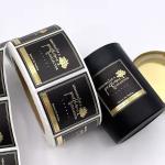 Bespoke Beauty Cosmetic Label Printing Luxury Food Product Lip Gloss Business