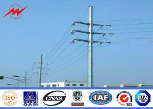 Quality Anticorrosive Electrical Pole Standard Steel Utility Pole 500DAN 11.9m With Cable wholesale
