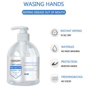 Quality Hospital Grade Waterless Hand Sanitizer With Alcohol CE FDA Certificated wholesale