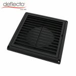 Black HVAC 5 Inch Plastic Air Vents / AC Vent Cap UV Anti Venting Hood With