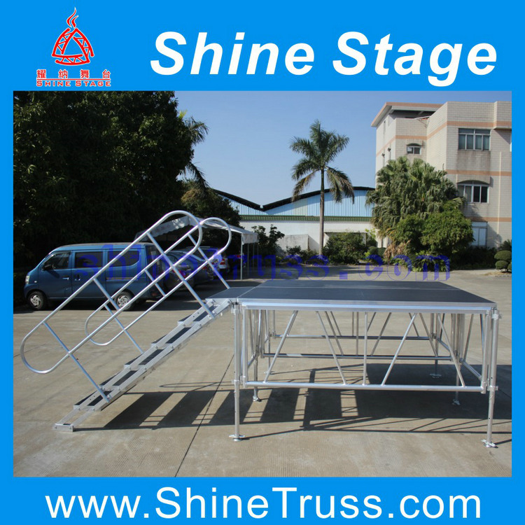 Bottom price latest easy assembly mobile portable stage