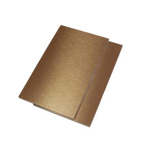 Quality Waterproof Brushed Aluminum Composite Panel Scratch Resistant Durable Material wholesale