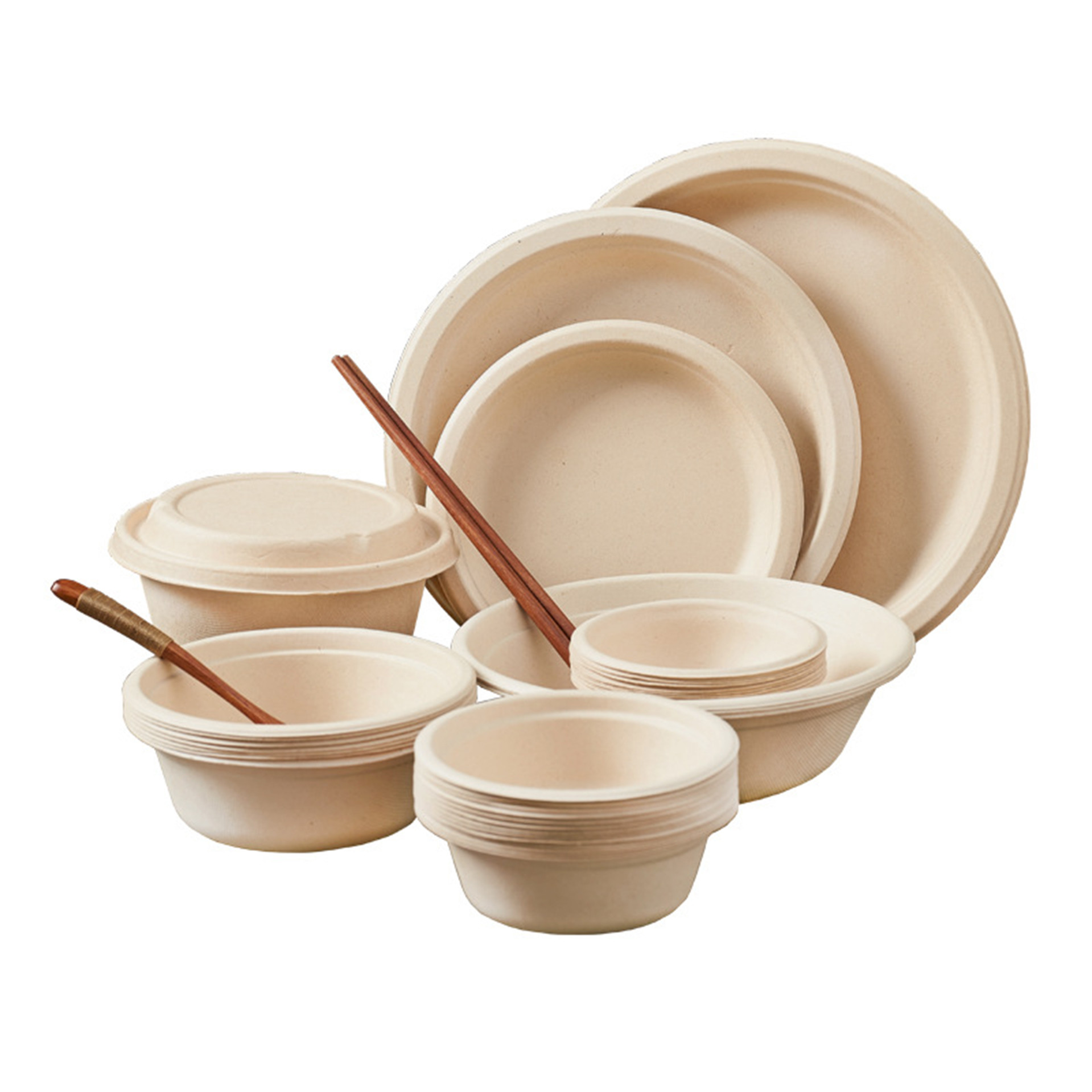 Biodegrable Disposable Paper Tableware 16oz 22oz Disposable Paper Coffee Cups