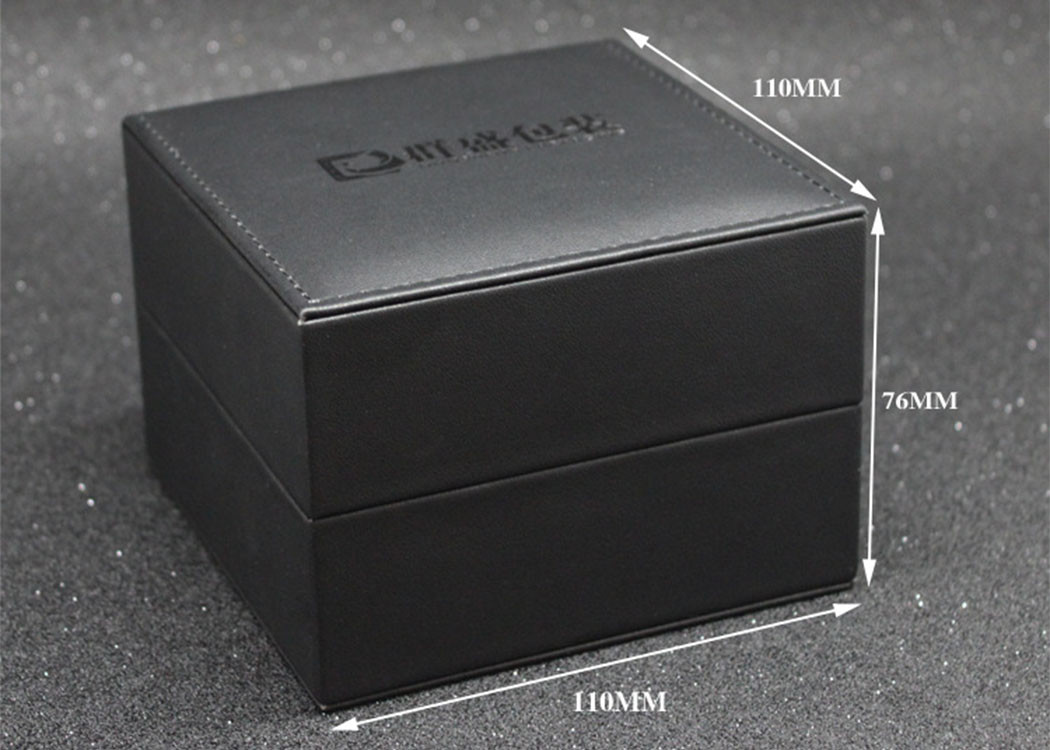 Custom Luxury Mens Watch Box Leather Watch Storage Case Environmentally Friendly