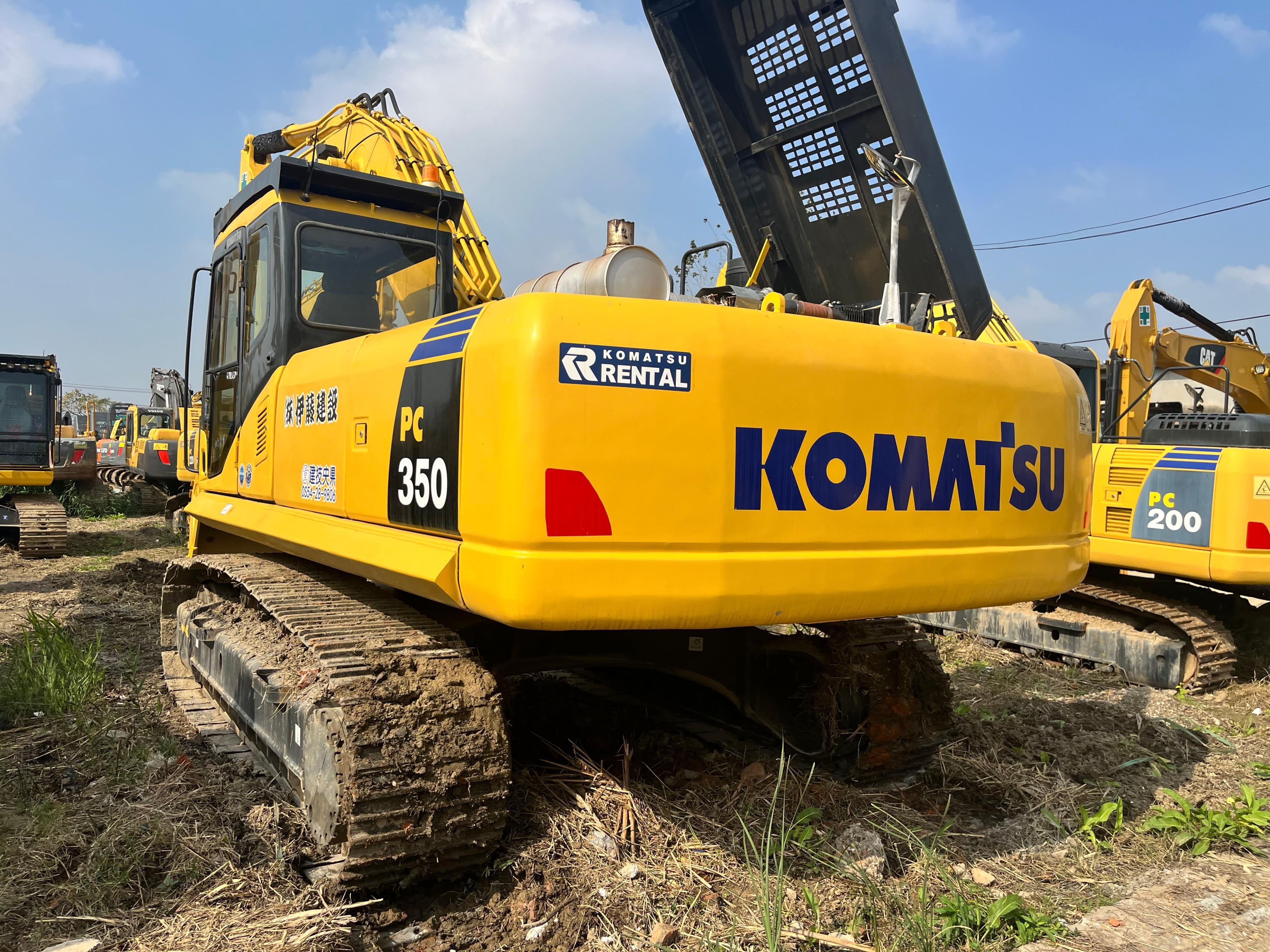 Used Komatsu PC350 Heavy Excavator Crawler Secondhand Komatsu Digger Machine