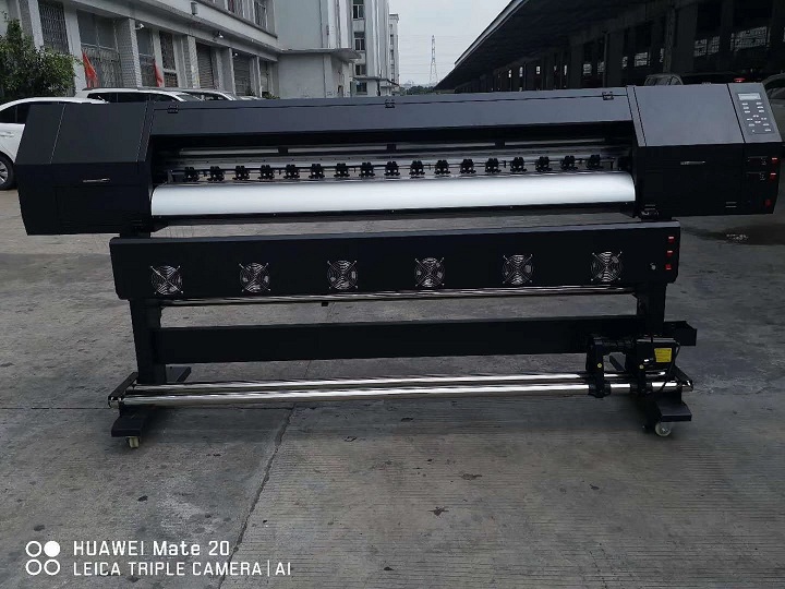 6 Colors Eco Solvent Wide Format Printer fast speed for vinyl banner