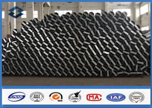 Quality 69KV Voltage Height 35FT 10670MM Octagonal Galvanized Distribution Steel Pole wholesale