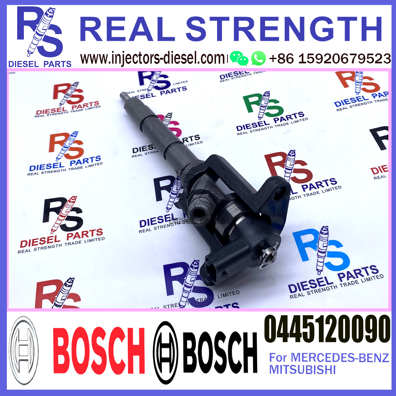 NEW Diesel Fuel Injector 0445120090 ME227600 For MITSUBISHI FUSO 4M50-TE for bosch