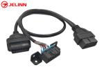 OBD2 OBDII Male to GM OBD2 Female and OBD2 Female Splitter Y Cable