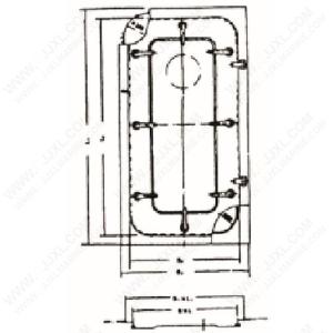 Quality Light Steel Watertight Door with Fixed Light wholesale