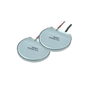 Quality Custom Powerful Safe Round LiPo Battery 3.7V 210mAh For Electric Toothbrushes wholesale