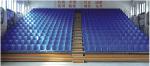 HDPE Chair Indoor Bleacher Seating / Telescopic Seating Systems 260mm Step