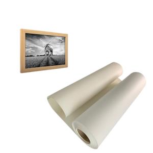 Quality Matte Finish Inkjet Cotton Canvas 360g Pure Cotton Canvas Roll wholesale