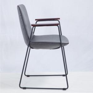 Quality Restaurant 55x50x82cm Modern Leather Dining Chair wholesale