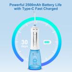 IPX7 Waterproof Portable Dental Water Jet Teeth Water Flosser for Home Travel