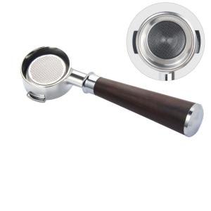 Quality None Flatware Type Portable Wooden Coffee Perfection with 58mm Stainless Steel Funnel wholesale